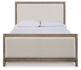 Chrestner Queen Upholstered Panel Bed