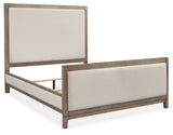 Chrestner Queen Upholstered Panel Bed