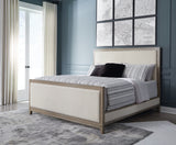 Chrestner Queen Upholstered Panel Bed