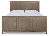 Chrestner California King Panel Bed with Dresser