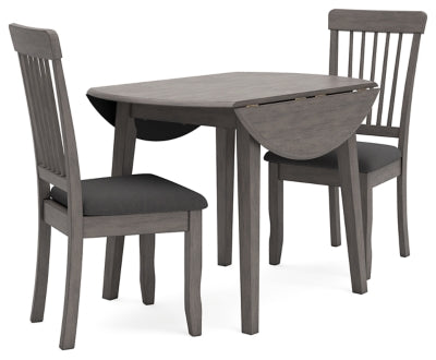 Shullden Dining Table and 2 Chairs