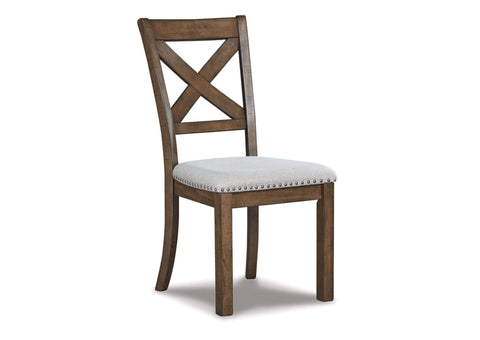 Moriville Beige Upholstered Side Chair (Set of 2)
