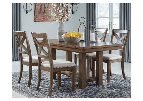 Moriville Brown Rectangular Dining Room Table w/Extension