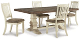 Bolanburg Dining Table and 4 Chairs