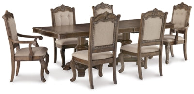 Charmond Dining Table and 6 Chairs with Storage