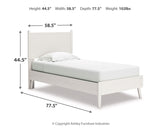 Aprilyn Twin Panel Bed with Dresser and 2 Nightstands