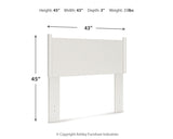 Aprilyn Twin Panel Headboard with Dresser