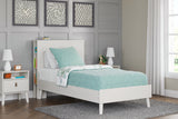 Aprilyn Twin Bookcase Bed with Dresser, Chest and Nightstand