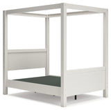 Aprilyn Full Canopy Bed with Dresser, Chest and 2 Nightstands