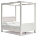 Aprilyn Full Canopy Bed with Dresser, Chest and 2 Nightstands