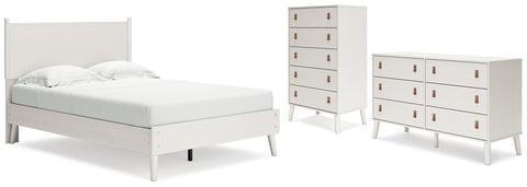 Aprilyn Full Panel Bed with Dresser and Chest