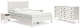 Aprilyn Full Panel Bed with Dresser and 2 Nightstands