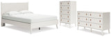 Aprilyn Queen Panel Bed with Dresser and Chest