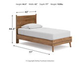 Aprilyn Twin Panel Bed with Dresser