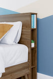 Aprilyn Twin Bookcase Headboard with Dresser and 2 Nightstands