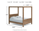 Aprilyn Queen Canopy Bed with Dresser