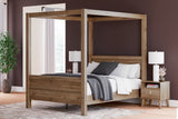 Aprilyn Queen Canopy Bed with Dresser