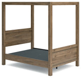 Aprilyn Full Canopy Bed with Dresser, Chest and Nightstand