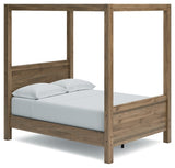 Aprilyn Full Canopy Bed with Dresser and 2 Nightstands