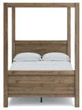 Aprilyn Full Canopy Bed with Dresser, Chest and 2 Nightstands