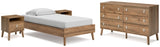 Aprilyn Twin Platform Bed with Dresser and 2 Nightstands