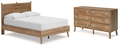 Aprilyn Full Panel Bed with Dresser