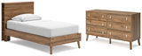 Aprilyn Twin Bookcase Bed with Dresser