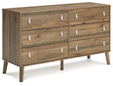 Aprilyn Queen Panel Headboard with Dresser and Chest