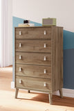 Aprilyn Full Canopy Bed with Dresser, Chest and Nightstand