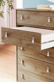 Aprilyn Twin Bookcase Headboard with Dresser, Chest and 2 Nightstands