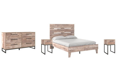 Neilsville Full Platform Bed with Dresser and 2 Nightstands