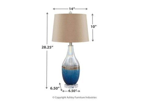 Glass Table Lamp (2/CN)